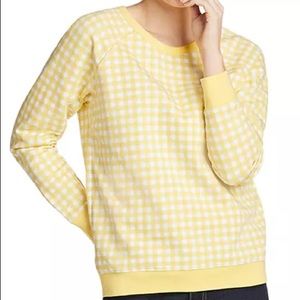 Yellow Checkered Draper James sweater